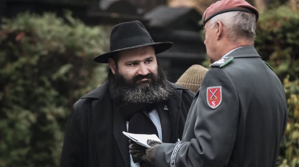Gedenken an gefallene jüdische Soldaten. Foto: Bundeswehr/Stübner
