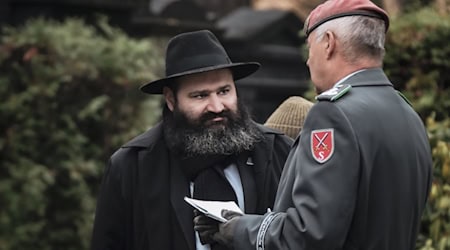 Gedenken an gefallene jüdische Soldaten. Foto: Bundeswehr/Stübner