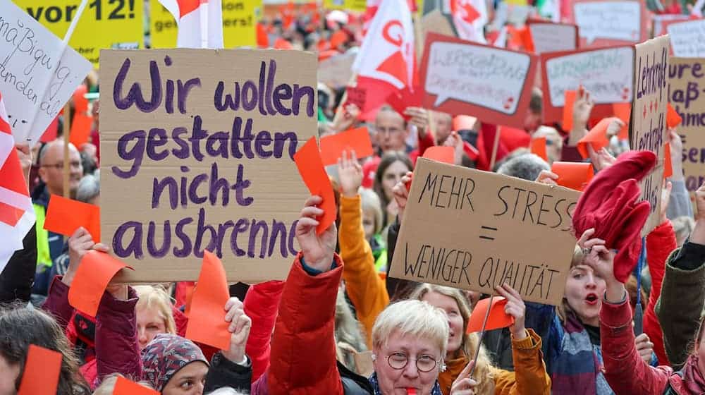 Nine out of ten teachers in Saxony leave the teaching profession early. (Archive image) / Photo: Jan Woitas/dpa