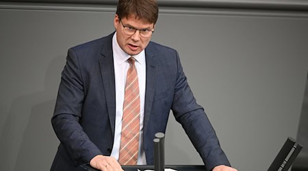 Депутат від AfD Штеффен Котре також з'явився на ток-шоу московського телепропагандиста Соловйова. (Архівне фото) / Фото: Niklas Graeber/dpa