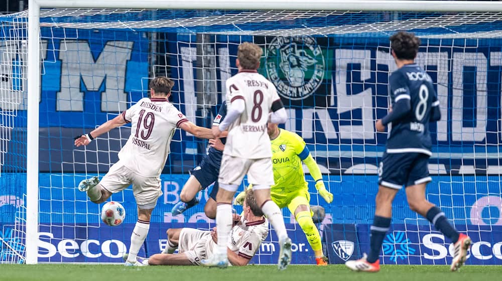 Alexander Rossipal scored the opening goal for Dresden / Photo: David Inderlied/dpa