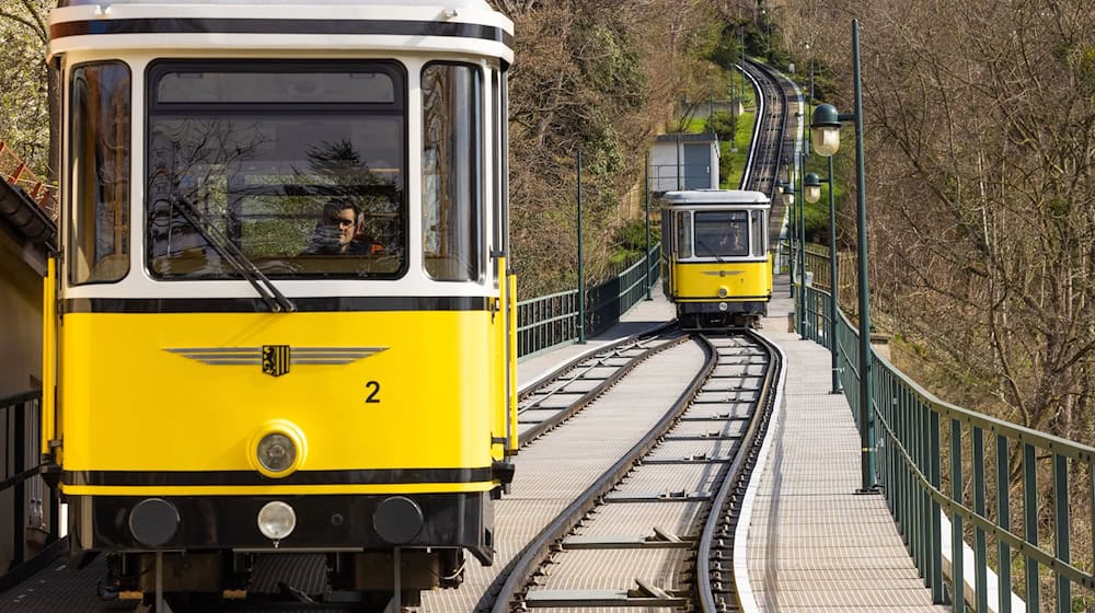 The fall overhaul of the Dresden funicular has been underway since November 17. (Archive photo) / Photo: Jürgen Lösel/dpa