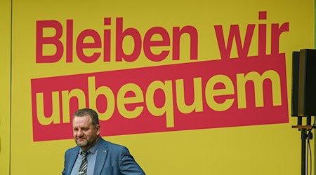 Sachsens FDP-Chef Matthias Schniebel: «Echte liberale Ideen, die kommen nur von uns.» / Foto: Heiko Rebsch/dpa