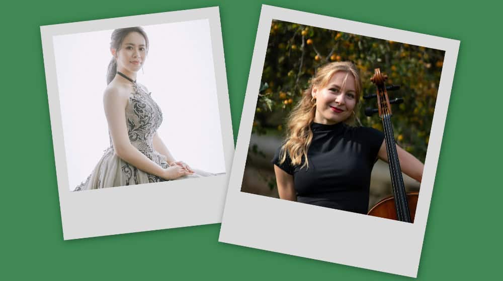 Pi-Wei Chuang (l.) und Julia Starczewska werden zu den Tschechisch-Deutschen Kulturtagen in die Röderstadt kommen. Foto: PR