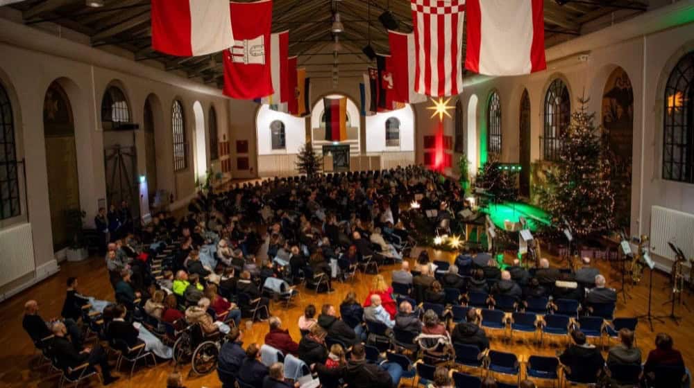 Blick in den Saal des Exerzierhauses. Fotos: Bundeswehr/Pilz/Richter
