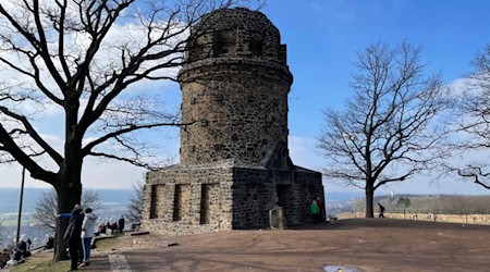 Der Radebeuler Bismarckturm. Foto: Ulf Mallek