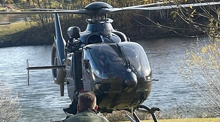 Ein Eurocopter der Bundeswehr beim Rettungsflug. Foto: Mallek