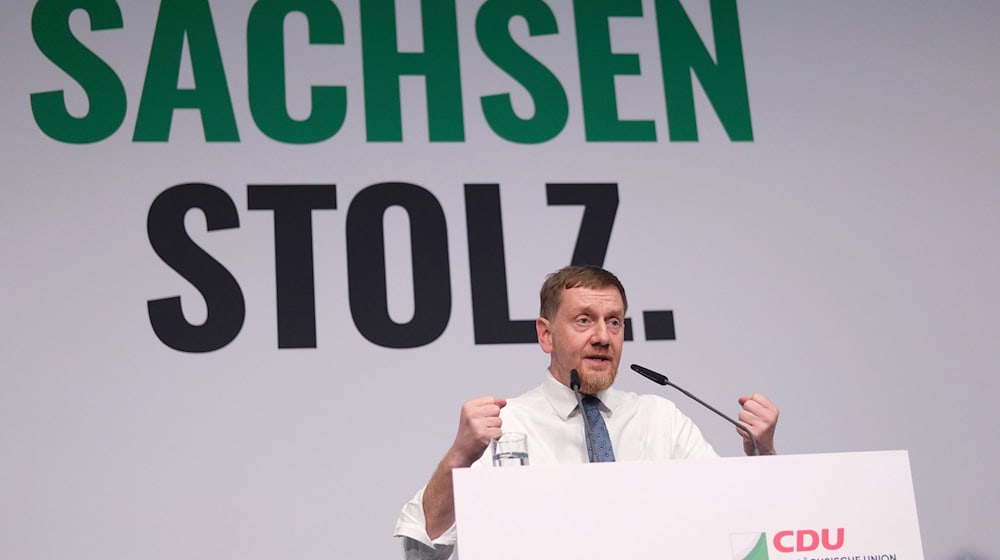 Michael Kretschmer remains CDU leader in Saxony / Photo: Sebastian Willnow/dpa