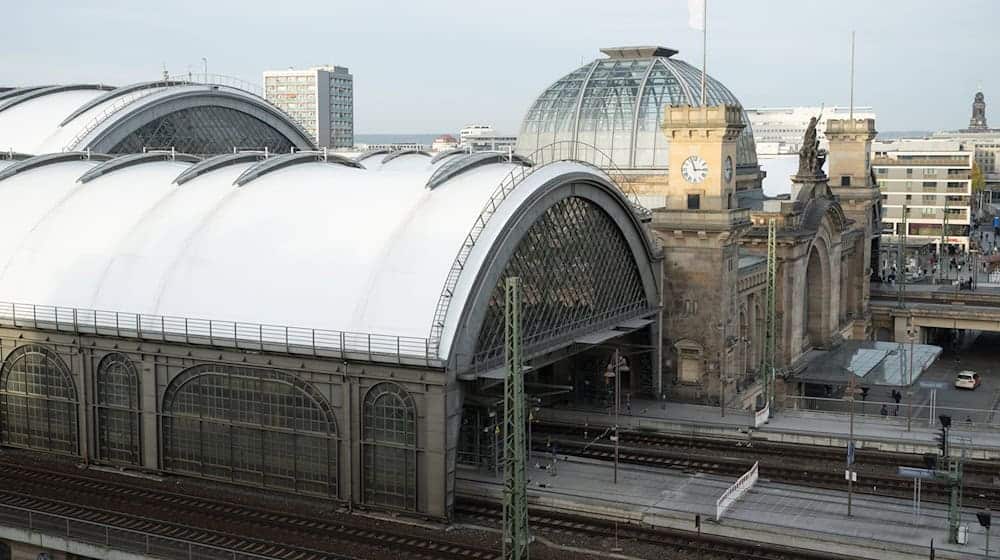 Work on the new hall roof at Dresden Central Station took three years / Photo: Sebastian Kahnert/dpa
