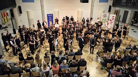 Die Musikschule Coswig und Lovosice spielten beim Konzert gemeinsam bekannte Filmmusik. Foto: Musikschulbezirk Coswig