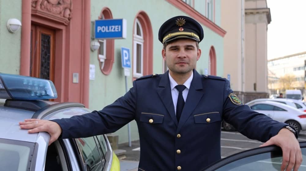 Führt seit dem 1. November das Polizeirevier Freital-Dippoldiswalde: Polizeirat David Preuß. Foto: Polizeidirektion Dresden
