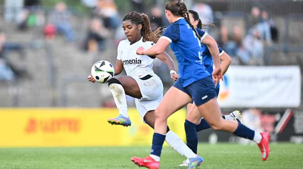  Delice Boboy scored her first goal for RB Leipzig against Wolfsburg. (archive picture) / Photo: Sebastian Christoph Gollnow/dpa