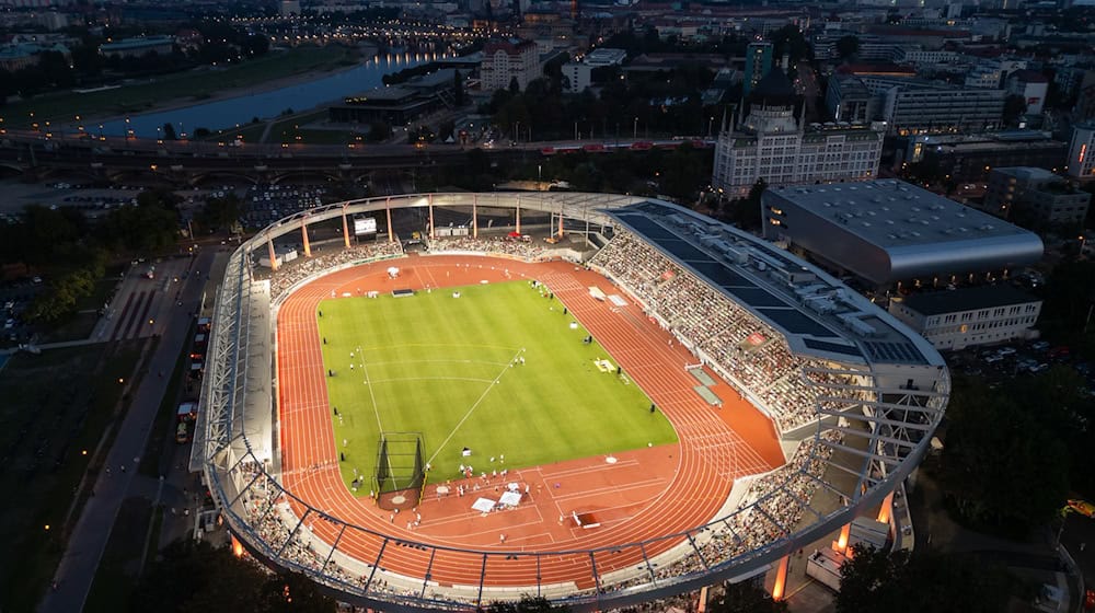 The Heinz Steyer Stadium in Dresden is one of the most modern sports facilities in Saxony (archive photo).  / Photo: Robert Michael/dpa