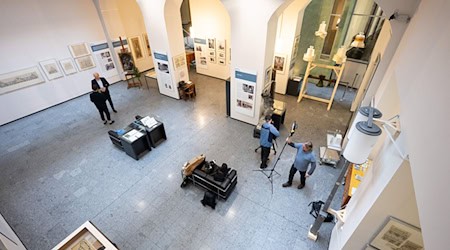 Pokładownja sakskeho pomnikoškita wotewrě bórze za wustajeńcu / foto: Sebastian Kahnert/dpa