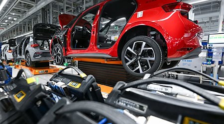 Hauptexportgut aus Sachsen in die USA waren im 1. Halbjahr Pkw und Wohnmobile.  / Foto: Hendrik Schmidt/dpa