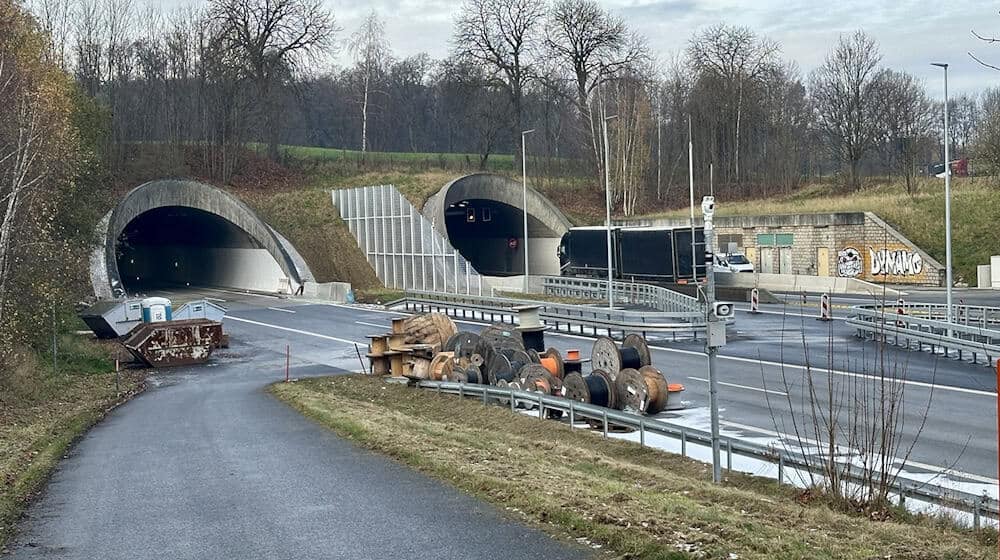 The renovation of the A4 Königshainer Berge tunnel near Görlitz is nearing completion / Photo: Danilo Dittrich/dpa