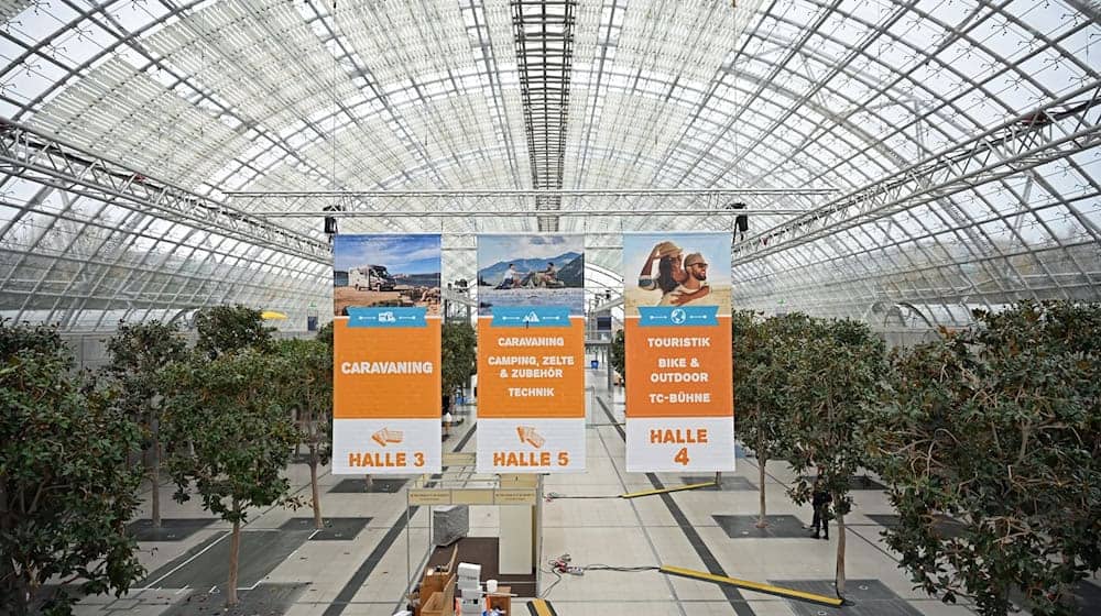 Around 470 exhibitors present themselves at the leisure trade fair Touristik & Caravaning in Leipzig / Photo: Jennifer Brückner/dpa
