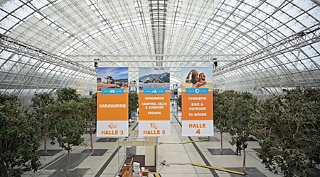 Rund 470 Aussteller präsentieren sich auf der Freizeitmesse Touristik & Caravaning in Leipzig / Foto: Jennifer Brückner/dpa