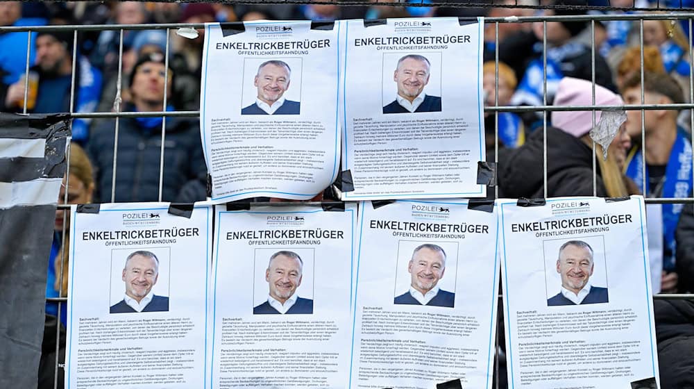 Hoffenheim fans protest against the influential player consultant Roger Wittmann / Photo: Uwe Anspach/dpa