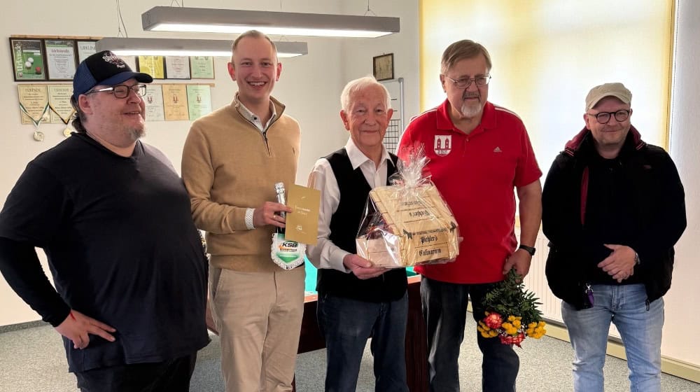 Ehrung für Ludwig Böhme. Foto: Kreissportbund