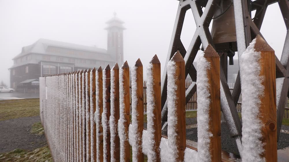 In Sachsen hat sich am Wochenende der Winter schon mal angemeldet. (Archivbild) / Foto: Bernd März/extremwetter.tv/dpa
