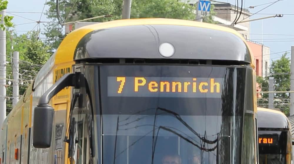 Unter anderem der Fahrplan der Linie 7 kam am Donnerstagnachmittag aufgrund einer Vollbremsung durcheinander. Foto: DVB AG