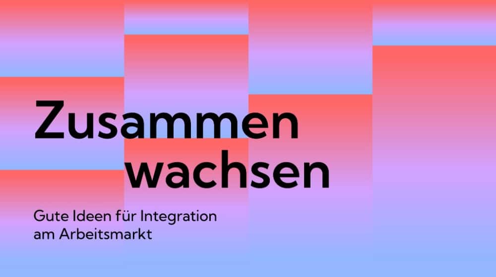 Das Banner des am Mittwoch in Berlin verliehenen Preises. Copyright: Land der Ideen Management GmbH