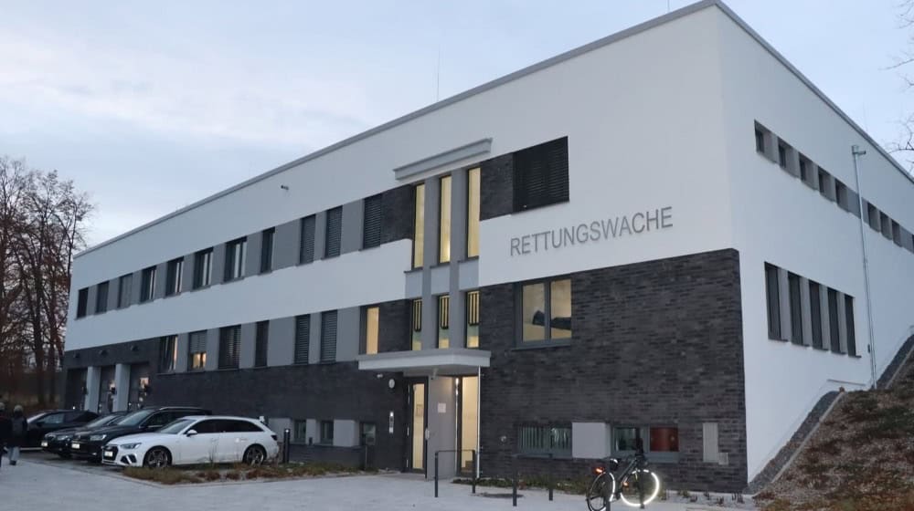 Die neue Rettungswache. Fotos: Landratsamt Meißen