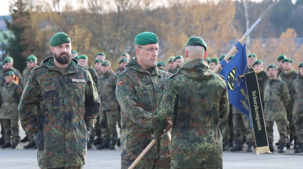 Führungswechsel bei den Panzergrenadieren. Foto: Bundeswehr/Böttrich