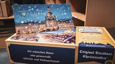 Dresdner Christstollen für Soldaten im Einsatz. Foto: Bundeswehr/Stübner