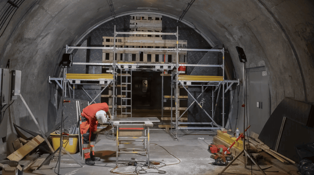 Sanierungsarbeiten im Tunnel. Foto: Autobahn GmbH des Bundes