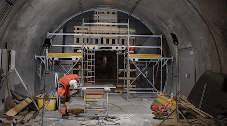 Sanierungsarbeiten im Tunnel. Foto: Autobahn GmbH des Bundes
