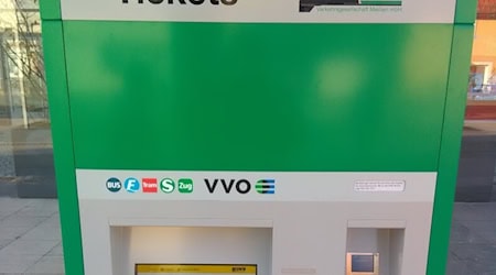 Der Ticketautomat in Coswig. Auch er wird stillgelegt. Foto: VGM