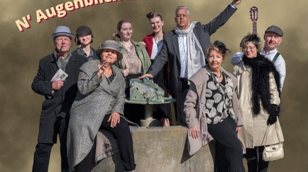 Das Ensemble des Stolpener LeseTheaters gastiert in Sebnitz. Foto: PR