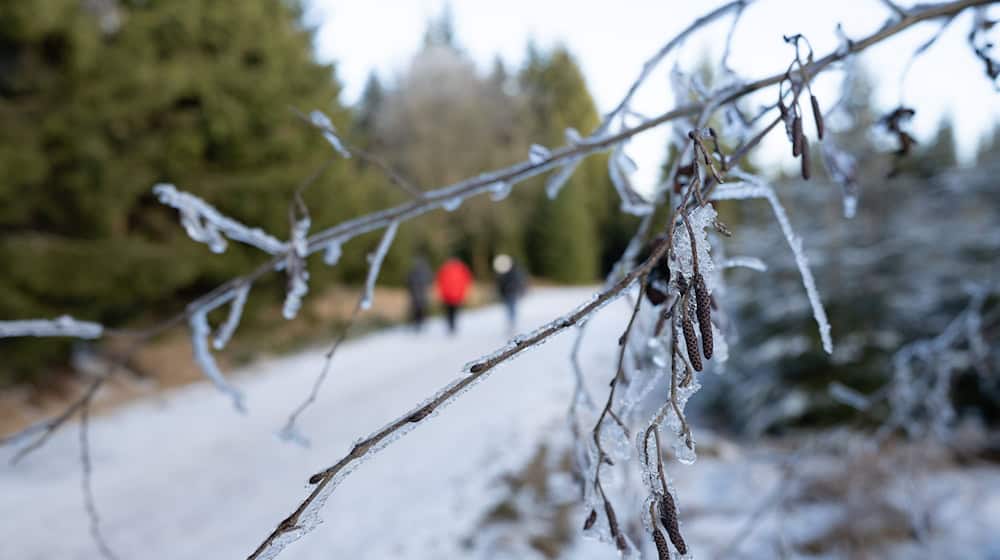 In Sachsen bleibt das Wetter winterlich. (Symbolbild) / Foto: Sebastian Kahnert/dpa