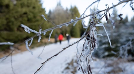 In Sachsen bleibt das Wetter winterlich. (Symbolbild) / Foto: Sebastian Kahnert/dpa