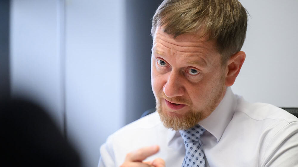 Saxony's head of government Michael Kretschmer considers the EU's complete renunciation of Russian gas to be a wrong decision. / Photo: Robert Michael/dpa