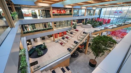 Red-Bull-Geschäftsführer Oliver Mintzlaff eröffnete die Geschäftsstelle. (Archivbild) / Foto: Jan Woitas/dpa