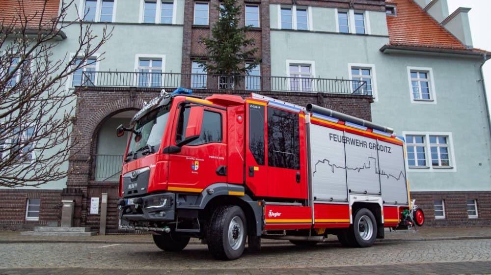 Das neue hochmoderne LF20. Foto: Feuerwehr Gröditz