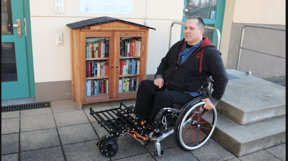 Tino Lowke ist jetzt sicherer unterwegs. Foto: Stadt Radebeul