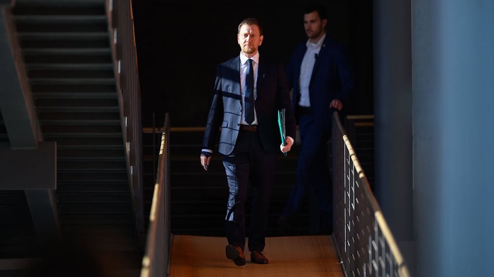 Ryanair is currently not flying to Saxony. Nevertheless, Dresden and Leipzig are hoping for a comeback (archive photo) / Photo: Robert Michael/dpa