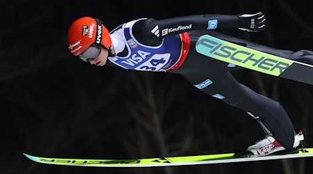  Karl Geiger sprang bislang hinterher. / Foto: Grzegorz Momot/PAP/dpa