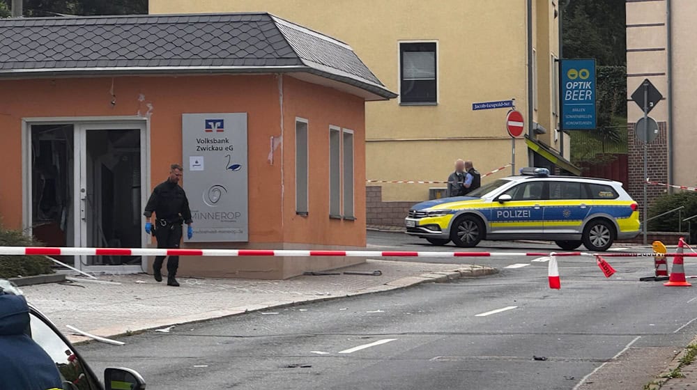 Sprengungen von Geldautomaten nehmen in Sachsen wieder zu. (Archivbild) / Foto: Stephan Fricke/NEWS5/dpa