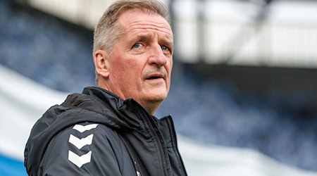 Trainer Petrik Sander war mit der Leistung seines Teams nicht unzufrieden / Foto: Andreas Gora/dpa