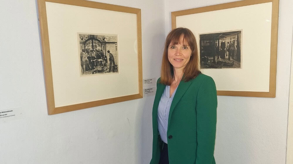 Die neue Chefin des Kollwitz Hauses Friedrike Wannrich. Foto: Kollwitz Haus