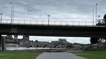 Die Carolabrücke wenige Tage nach dem Einsturz von Zug C. Foto: CdH