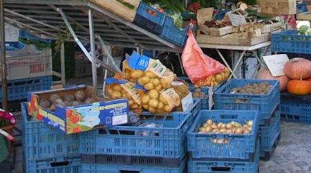 Der letzte Wochenmarkt. Foto: Stadt Radebeul