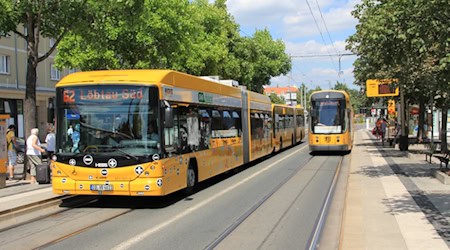 Für Busse der Linie 62 Richtung Johannstadt gilt am Wochenende eine veränderte Linienführung. Foto: DVB AG