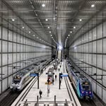 55 Meter lange Rolltreppen sind am Leipziger City-Tunnel geplant. (Archivbild). / Foto: Jan Woitas/dpa