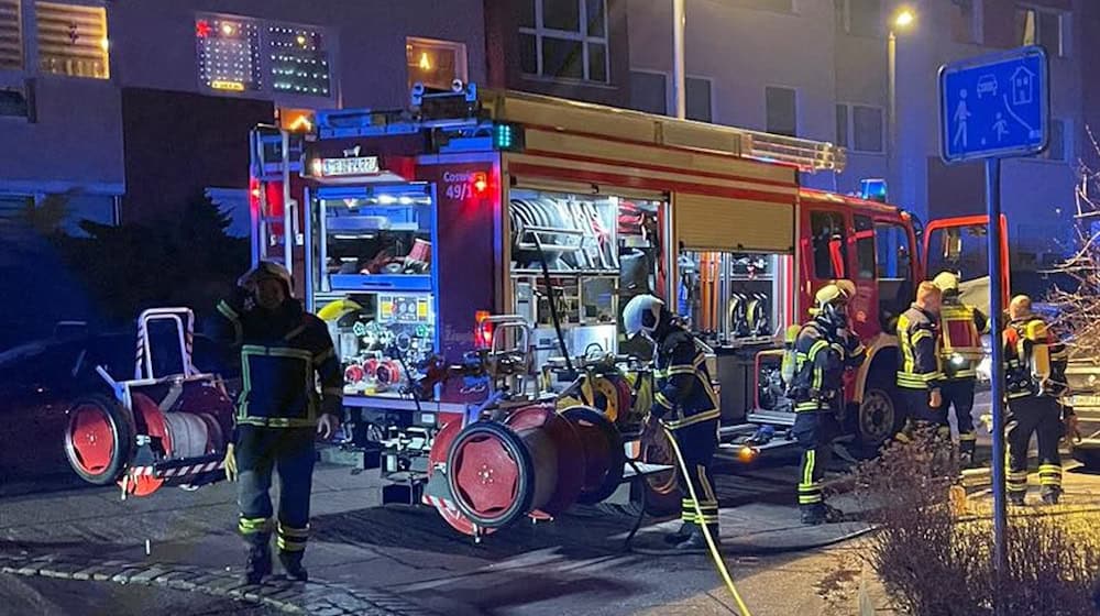 Feuerwehr Coswig im Einsatz. Foto: Feuerwehr Coswig